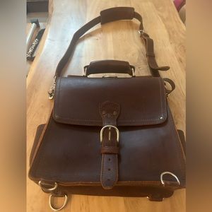 Saddleback Leather Mailbag- Gently Used Chocolate Brown